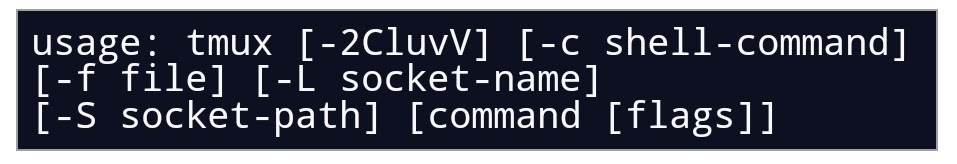 veryfing tmux command in linux