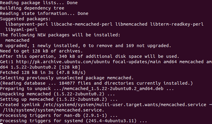 Install Memcached