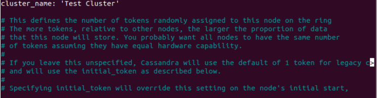 Configure Apache Cassandra Cluster