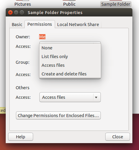 check folder permission on linux 7