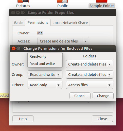 check folder permission on linux 10