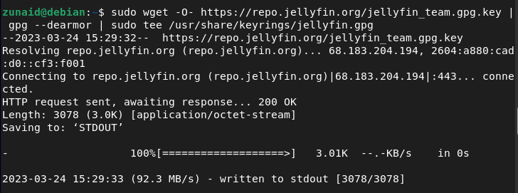 how to install jellyfin media server on debian 11