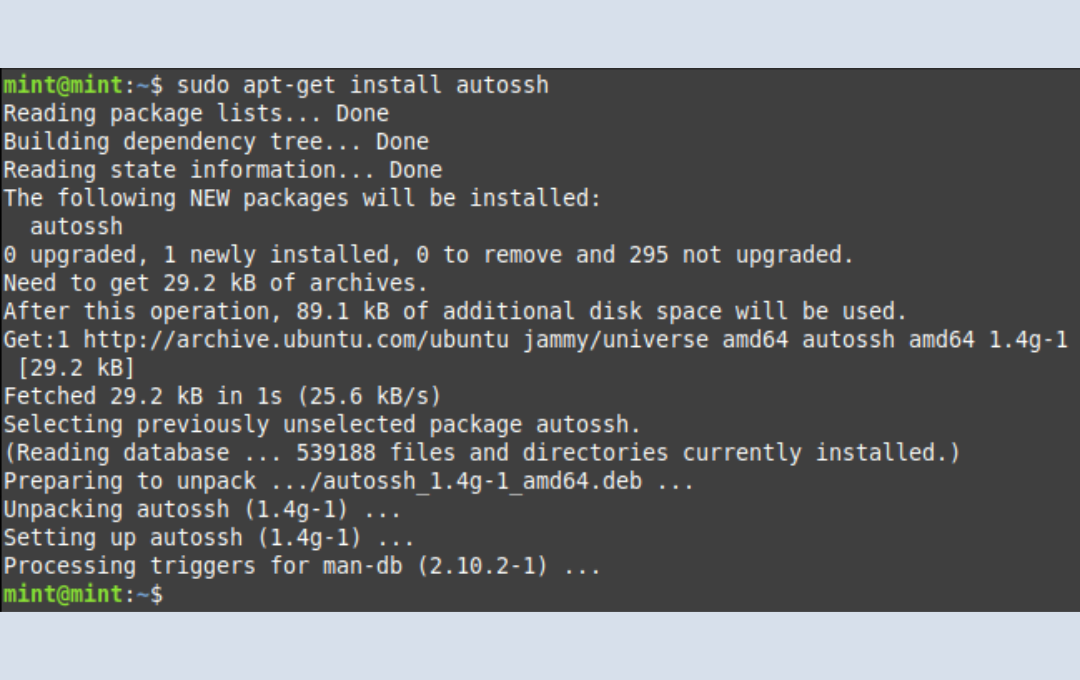 How to Install AutoSSH on Linux Mint 21