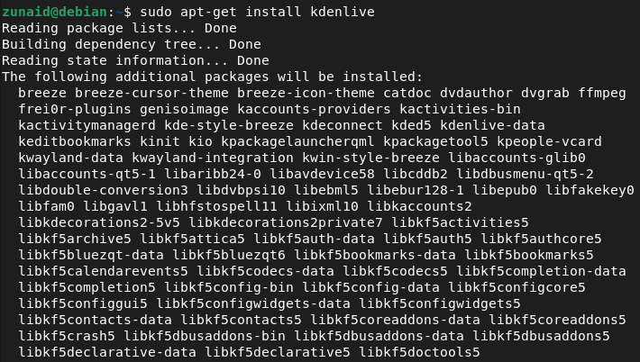 How to Install Kdenlive on Debian 11