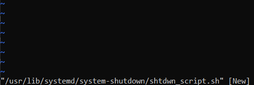 Run a Script Before Shutdown Under Systemd 1