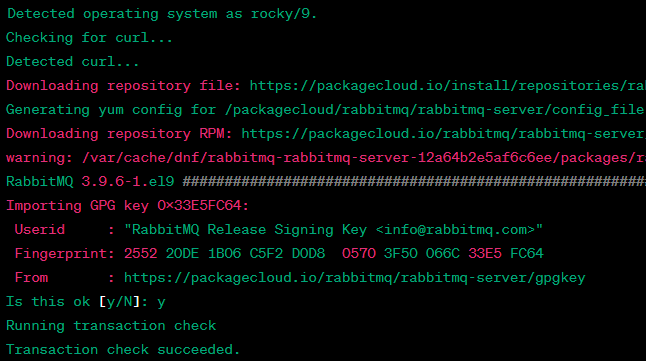 Install RabbitMQ on Rocky Linux 9 4