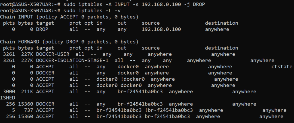 How to Block IP Address Using Iptables on Linux