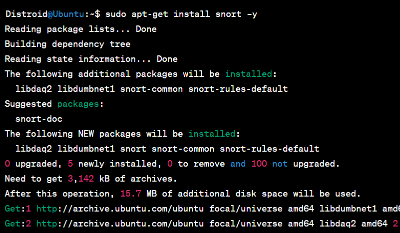 Install Snort on Ubuntu