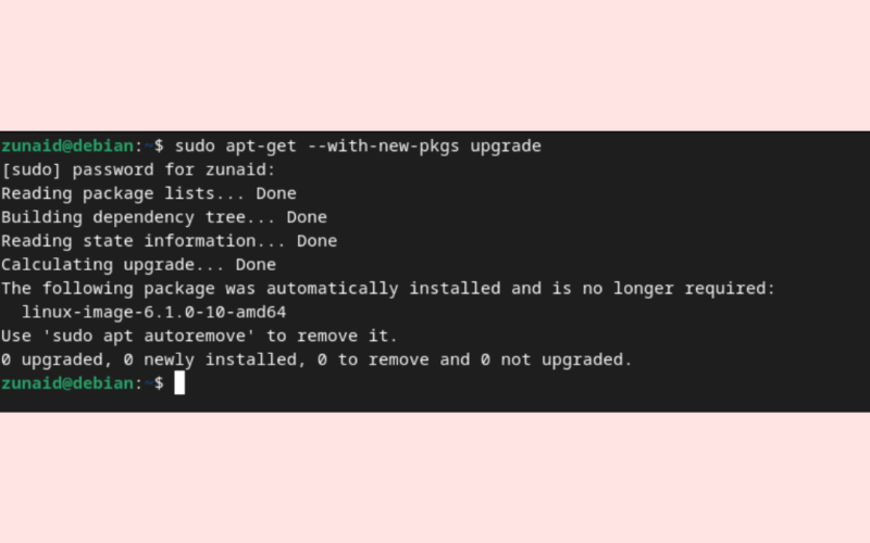 install held back packages on debian